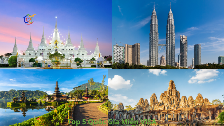 Top 5 quốc gia miễn visa