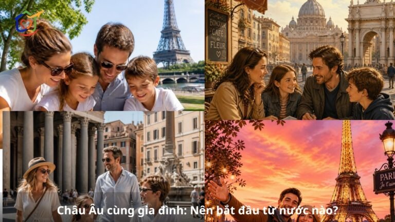Châu Âu cùng gia đình Nên bắt đầu từ nước nào