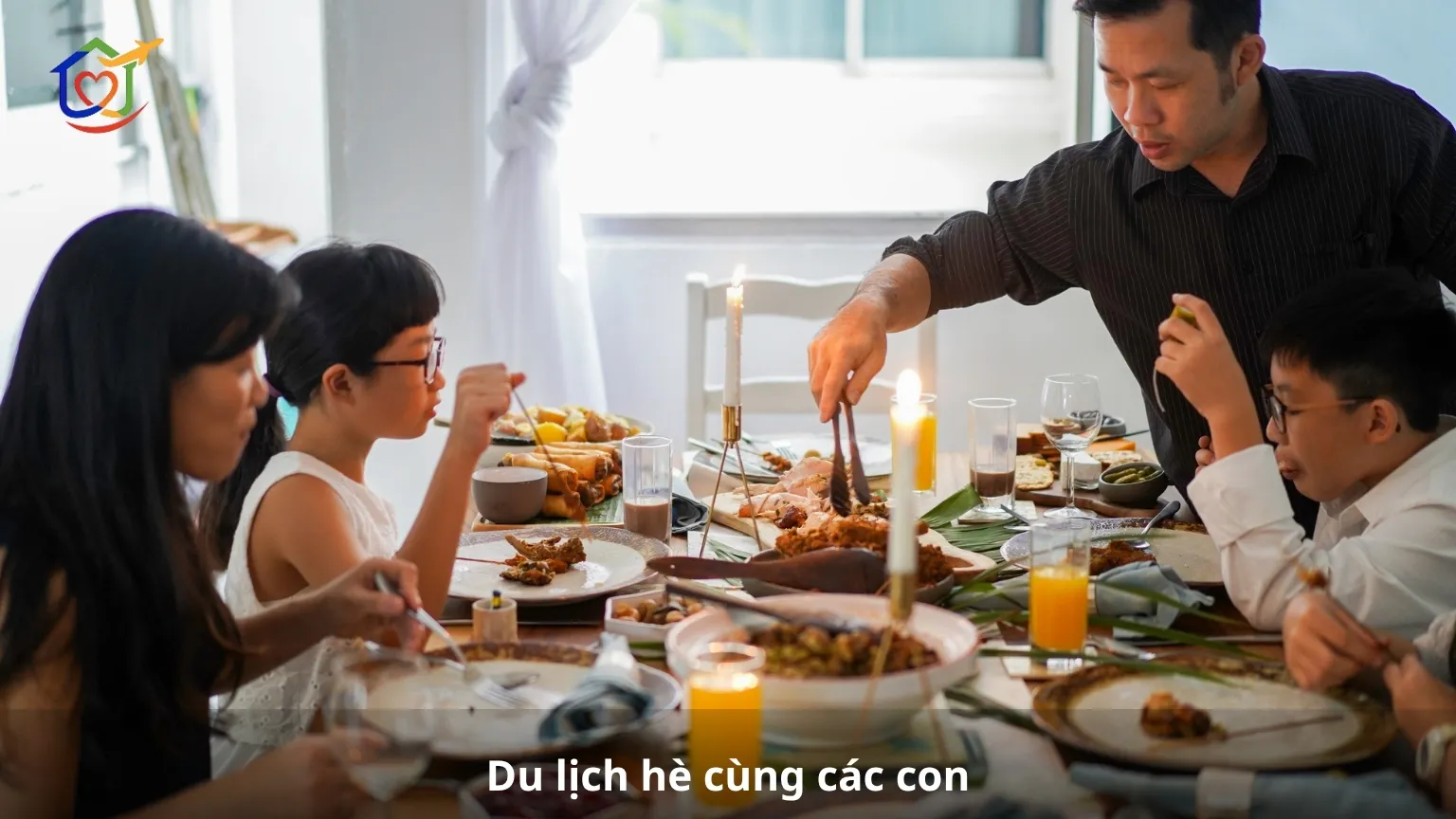 Du lich he cùng con