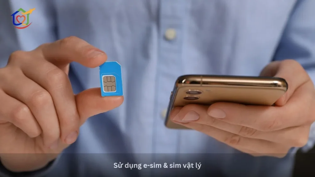 Sử dung esim & sim vật lý