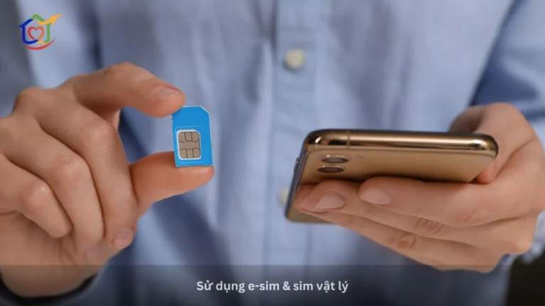 Sử dung esim & sim vật lý