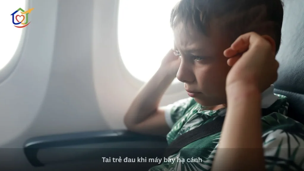 Tai trẻ đau khi máy bay hạ cánh