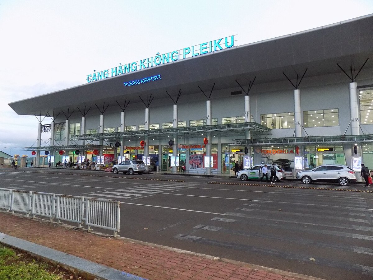 Nhà ga Cảng hàng không Pleiku – điểm đến của chuyến bay thẳng từ Hà Nội cho gia đình có trẻ nhỏ