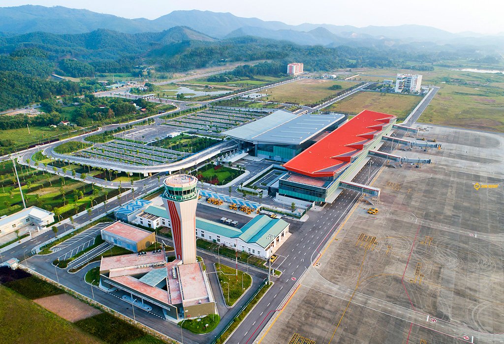 Toàn cảnh sân bay quốc tế Vân Đồn, Quảng Ninh – điểm khởi hành đi Đà Lạt