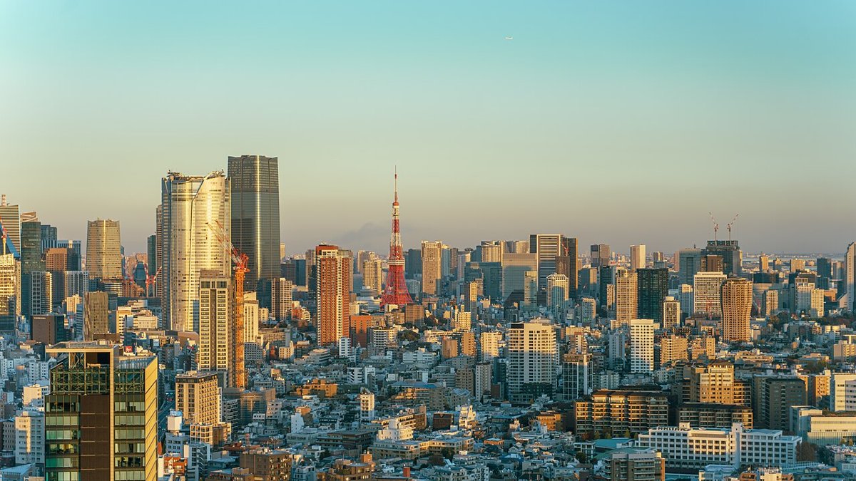 Thành phố Tokyo với tháp Tokyo – điểm đến của các chuyến bay Việt Nam Nhật Bản